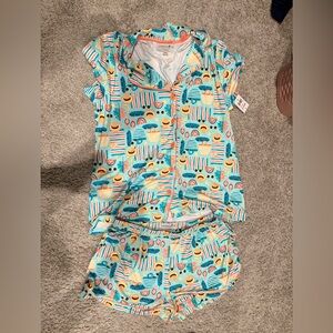 Caribbean Joe Blue Pajama Set